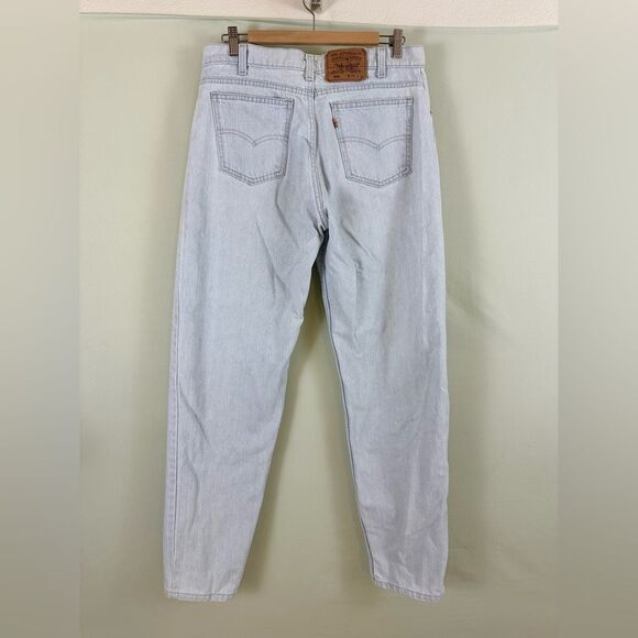 Vintage Light Wash Denim Orange Tab 550 Levi’s - Picture 2 of 9